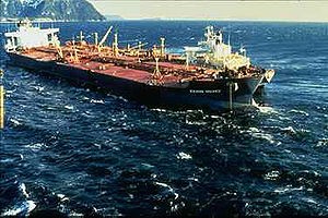 Photo:  Exxon Valdez caused the 2nd largest oil spill in history dumping 1.5m barrels of oil into Prince William Sound in 1989